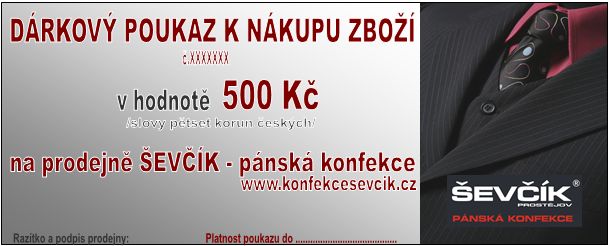 Dárkové poukazy
