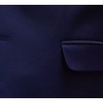 Pánský oblek modrý s vlnou a elastanem - EZ172