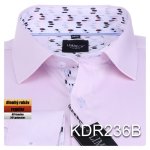 Pánská košile růžová jemná - KDR236