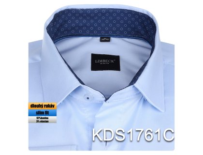 01-KDS1761 Košile modrá s doplňky