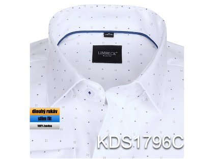 1-KDS1796 bílá se vzorkem