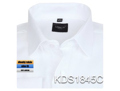 0-KDS1845 Košile bílá 100% bavlna