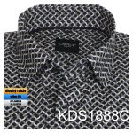 0-KDS1888 Košile s výrazným vzorem