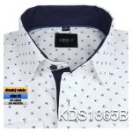 0-KDS1865 Bílá se vzorem diamant