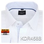 Pánská košile bílá s barevnou legou - KDR458