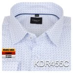 0-KDR455 Košile s jemným vzorem