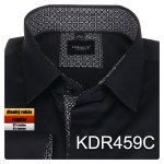 0-KDR459 Košile černá s doplňky