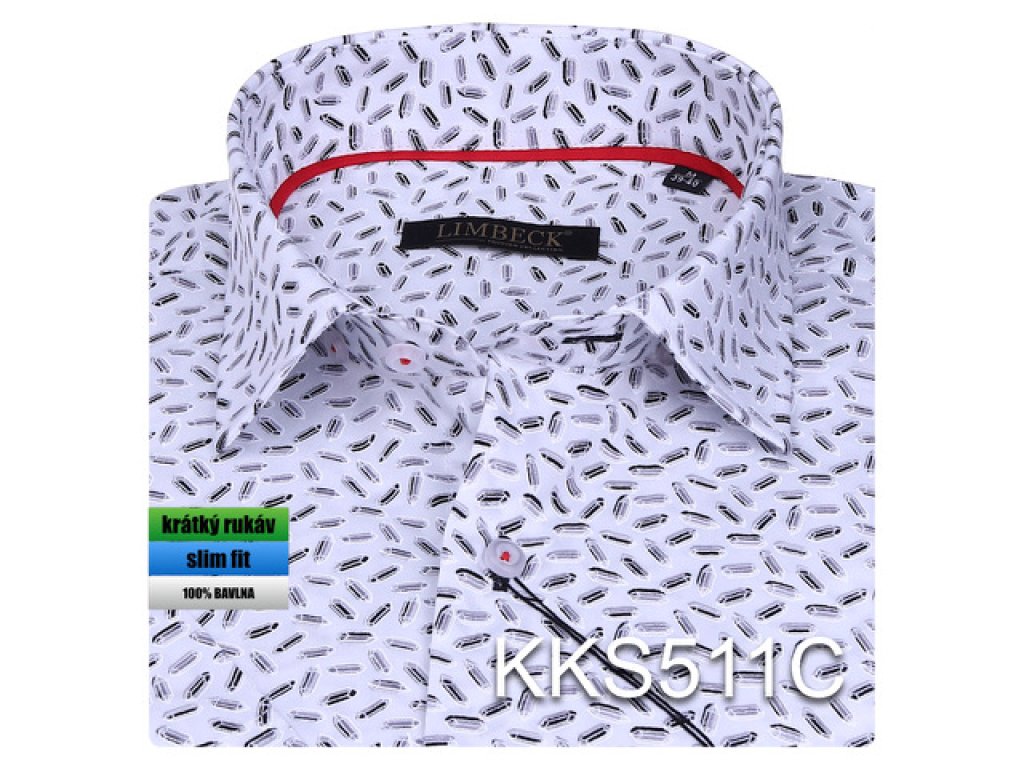 Bílá s šedým vzorem