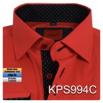 KPS994 Košile červená s doplňky