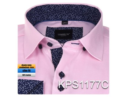 KPS1177 Růžová s modrou
