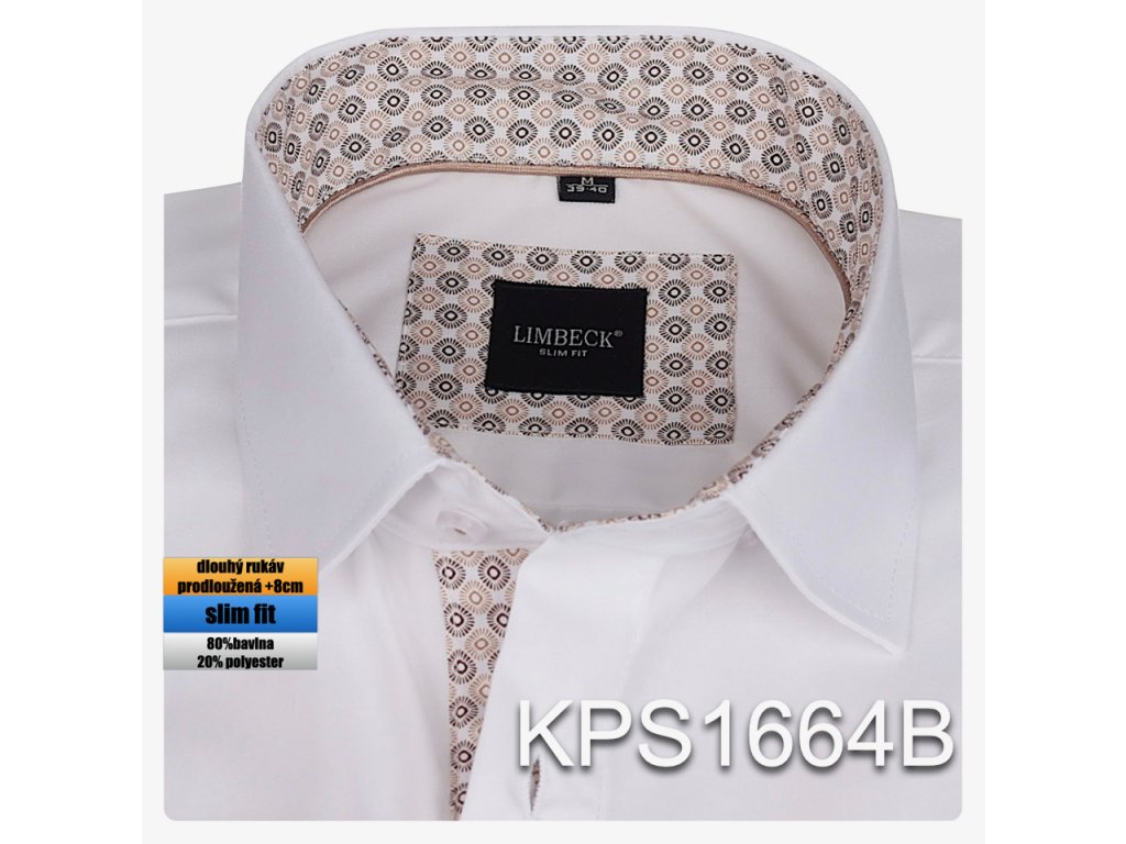 KPS1664 smetanová s hnědými prvky