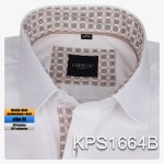KPS1664 smetanová s hnědými prvky