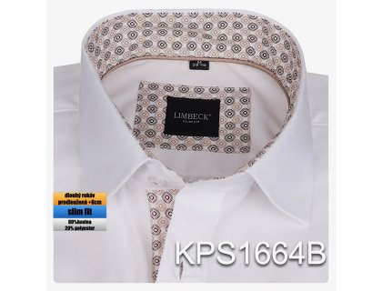 KPS1664 smetanová s hnědými prvky