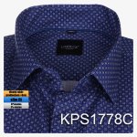 1-KPS1778 tmavomodrá se vzorem