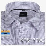 1-KPS1779 košile jemný fialový vzor