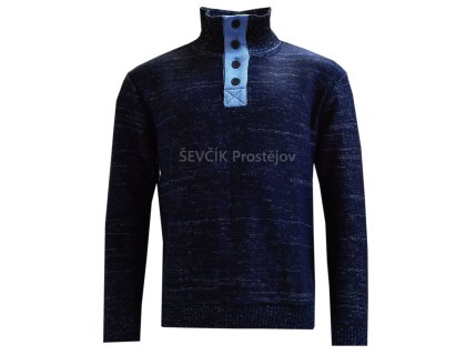 2299 modrý knoflíkový