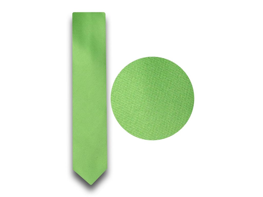 Kravata zelená světlá