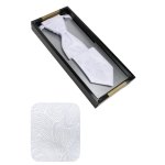 Svatební kravata bílá