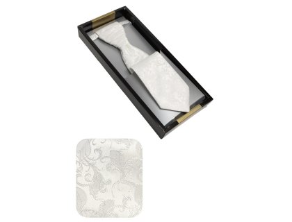 Svatební kravata smetanová