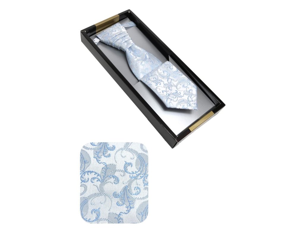 Svatební kravata modrá světlá