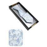 Svatební kravata modrá světlá