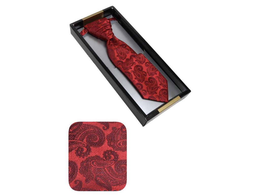 Svatební kravata červená