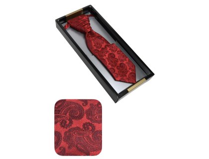 Svatební kravata červená