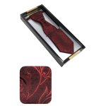 Svatební kravata vínová