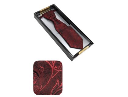 Svatební kravata vínová