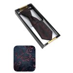 Svatební kravata vínová tmavá