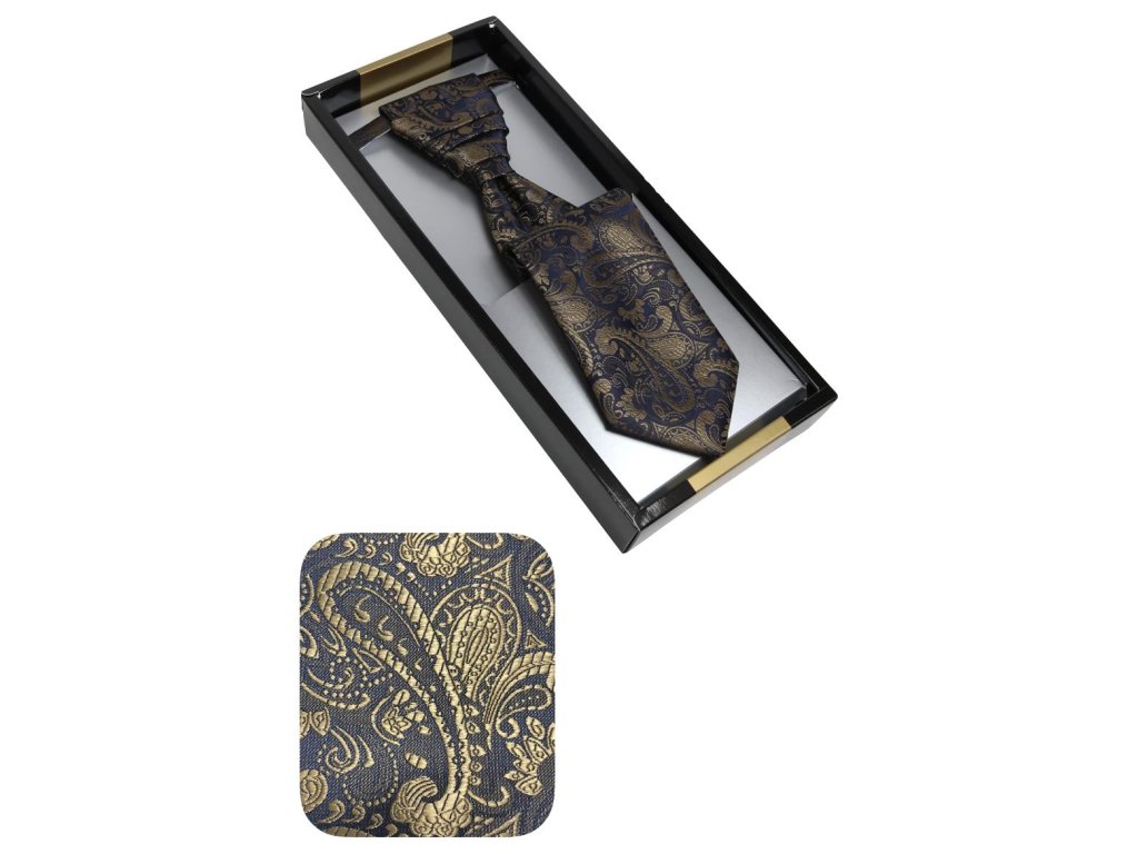 Svatební kravata zlatá