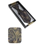 Svatební kravata zlatá