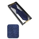 Svatební kravata modrá tmavá