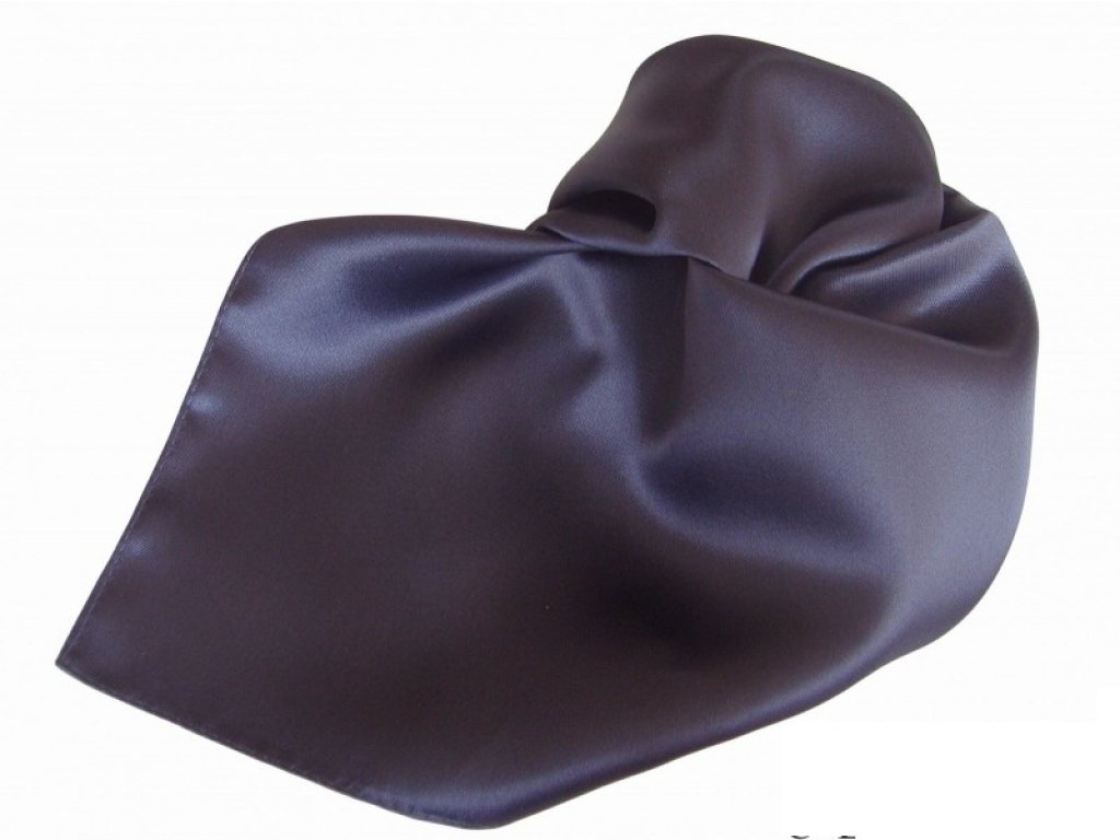 Kapesníček šedý tmavý