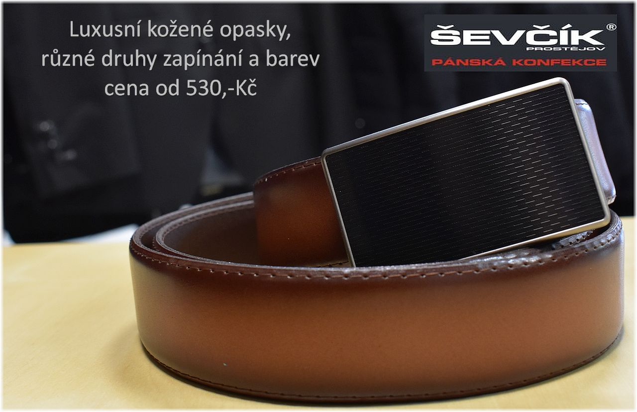 Opasky pánské kožené