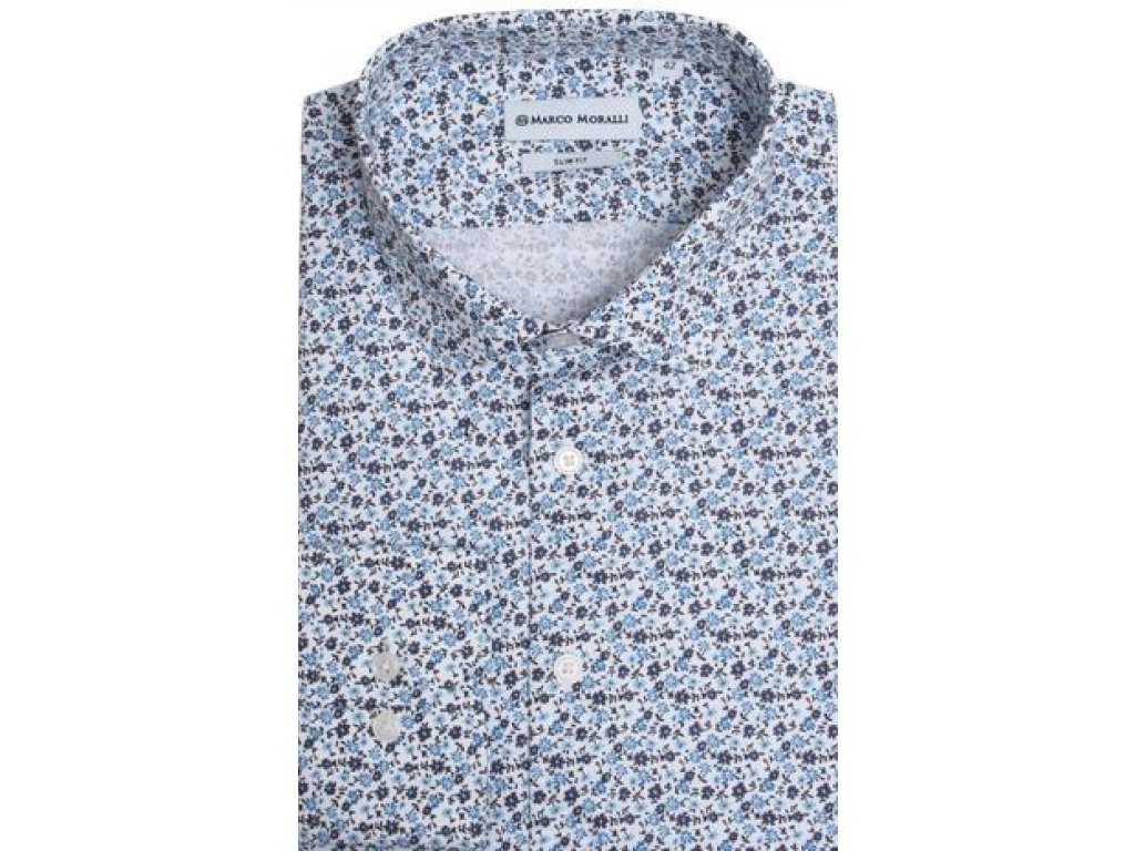 Pánská košile drobné kytky - R04