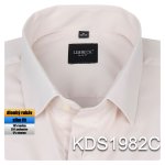 Pánská košile smetanová jednobarevná - KDS1982C