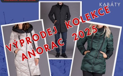 SLEVA zimní bundy a kabáty zn .ANORAC