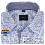 Pánská košile se zajímavým vzorem - KDS1920D