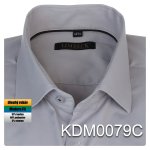 Pánská košile šedá - KDM0079C