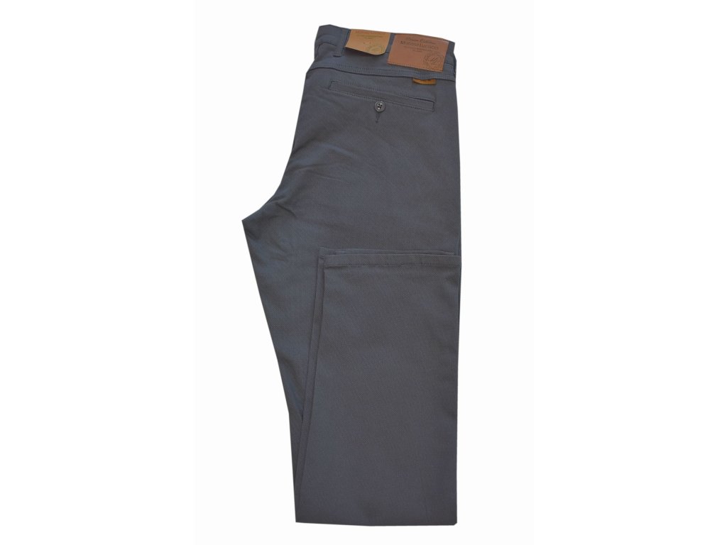 Pánské kalhoty šedo-mdré 510/70