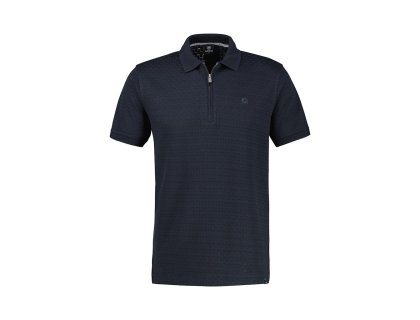 Polokošile LERROS modrá na zip - 2633219